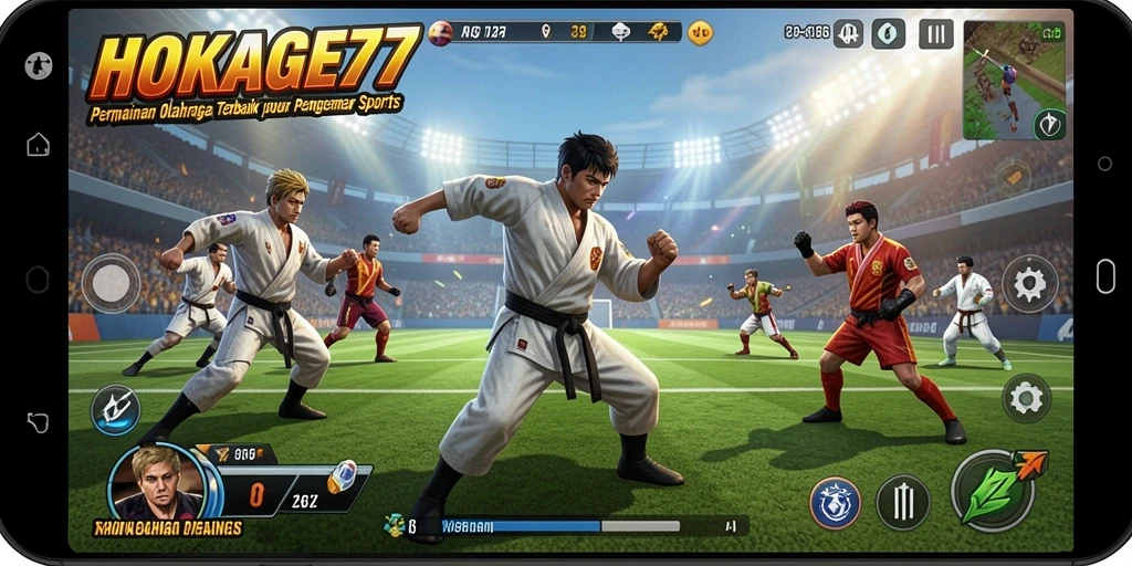 Tampilan gameplay HOKAGE77 yang seru dan kompetitif.