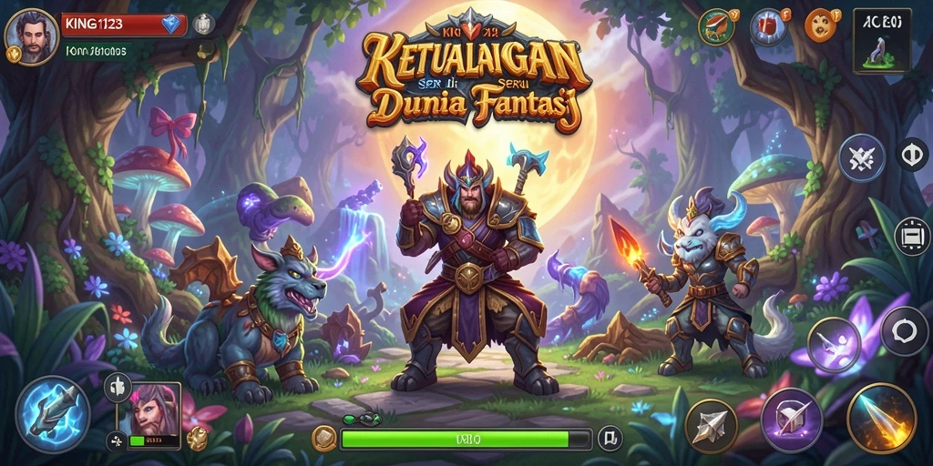 Gameplay KING123 menunjukkan aksi petualangan yang penuh tantangan.