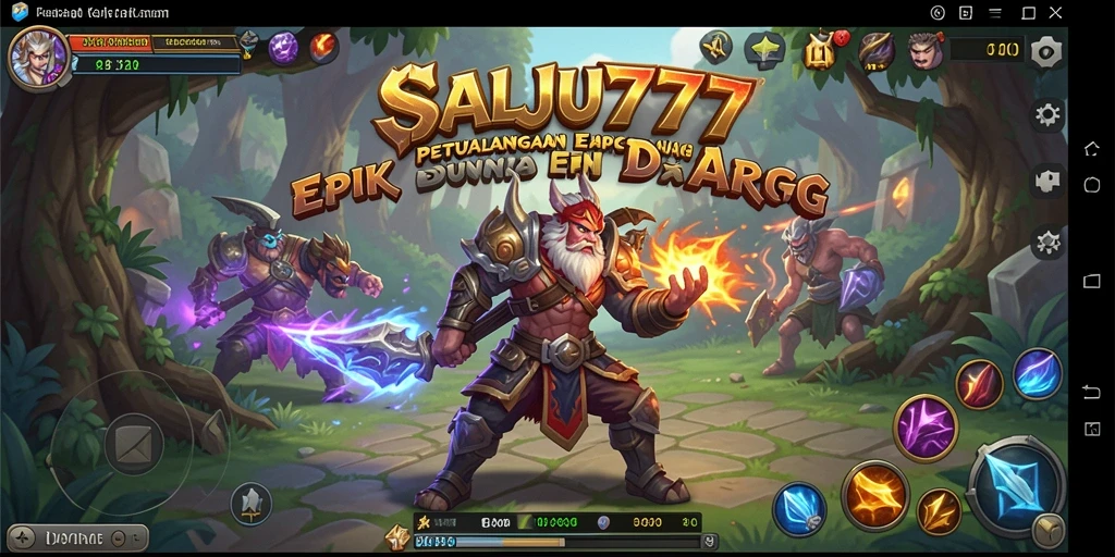Tampilan gameplay SALJU777 yang mendebarkan dan penuh aksi.