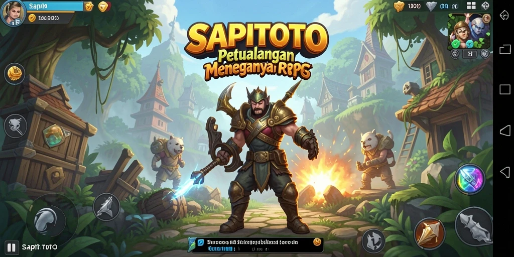 Tangkapan layar menunjukkan gameplay seru di SAPITOTO.