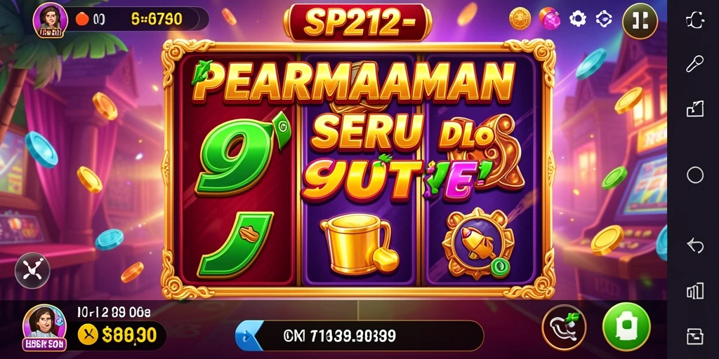 Tampilan gameplay SP212 yang menarik dan penuh warna.
