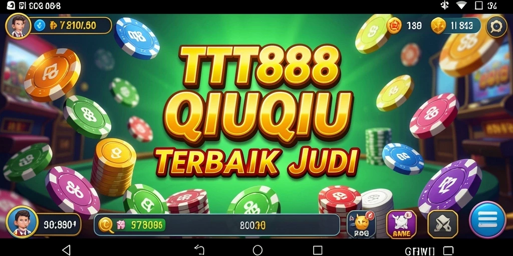 Tampilan gameplay QiuQiu yang seru dan mendebarkan.