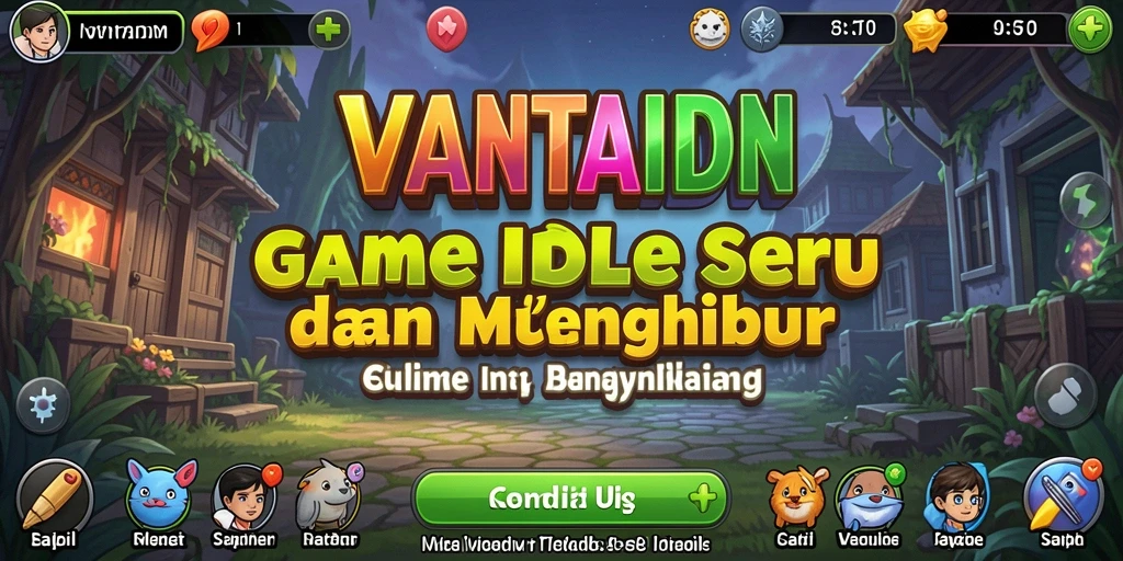 Screenshot utama VANTAIDN yang menunjukkan gameplay santai dan menghibur.