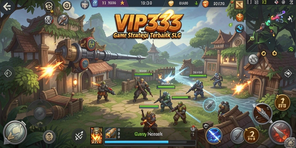 Tangkapan layar gameplay VIP333 yang mendebarkan di medan perang.